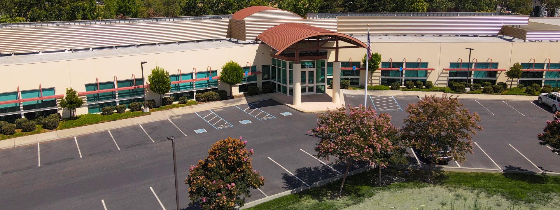 Aerial view of Zone 7 Administrative building